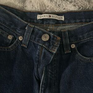 Low rise dark wash Tommy Hilfiger jeans